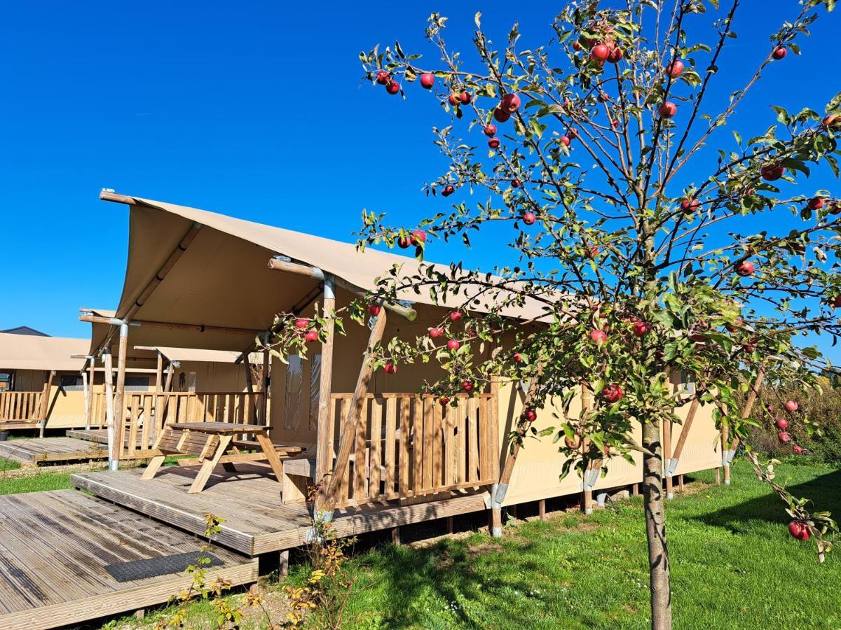 De Hazelaarshof Luxe Glampingtent Bij Natuurgebied De Millingerwaard Kekerdom Extérieur photo