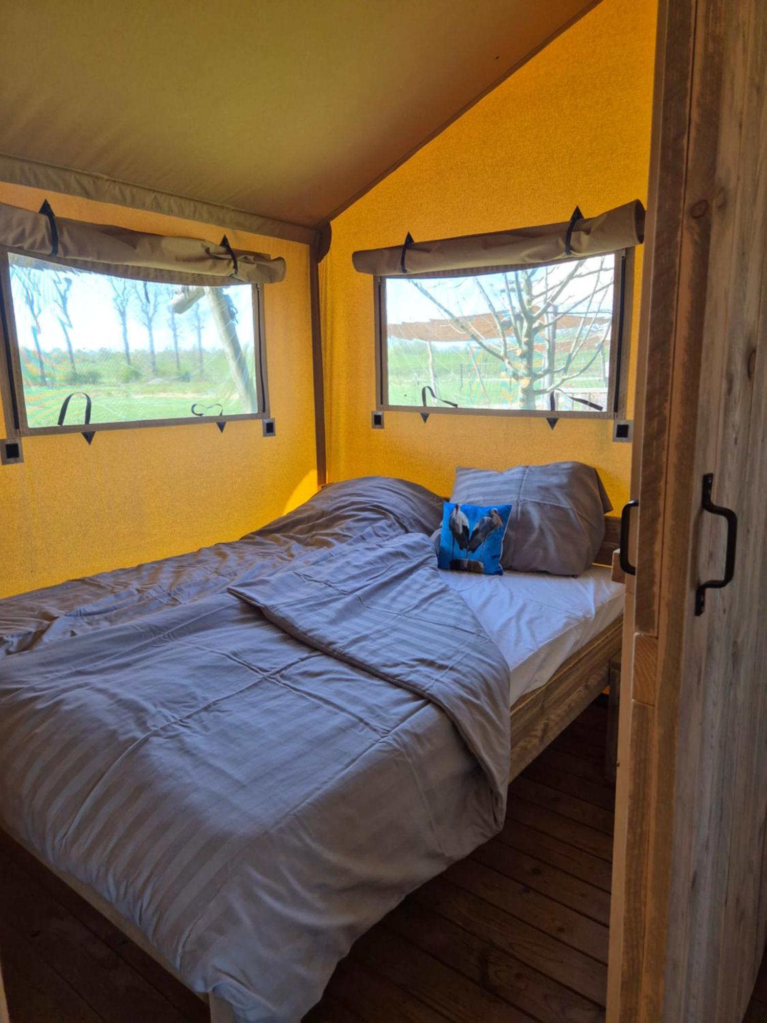 De Hazelaarshof Luxe Glampingtent Bij Natuurgebied De Millingerwaard Kekerdom Extérieur photo